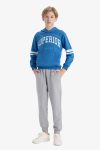 Boys' 2-Piece Printed Hoodie Sweatshirt and Sweatpants Set