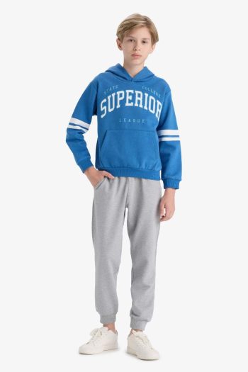 Boys' 2-Piece Printed Hoodie Sweatshirt and Sweatpants Set