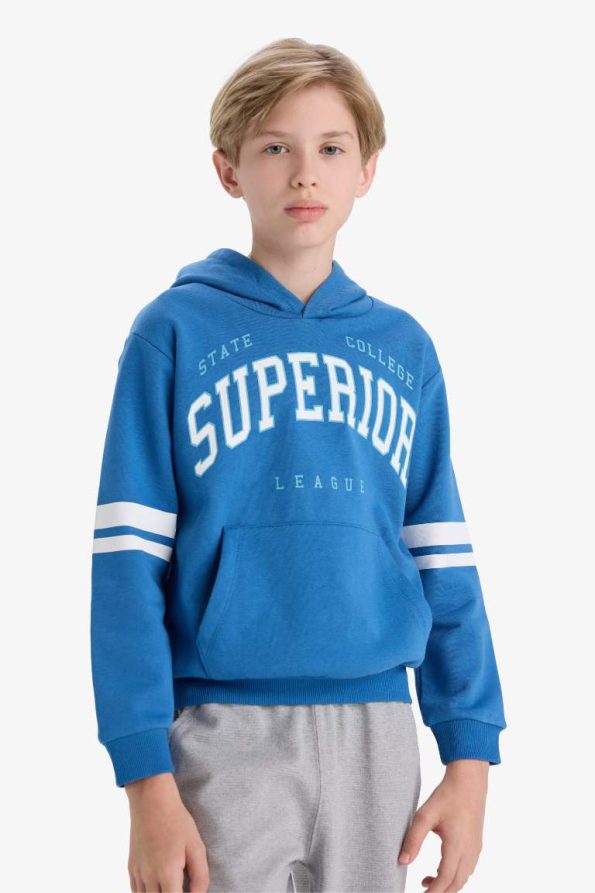 Boys' 2-Piece Printed Hoodie Sweatshirt and Sweatpants Set