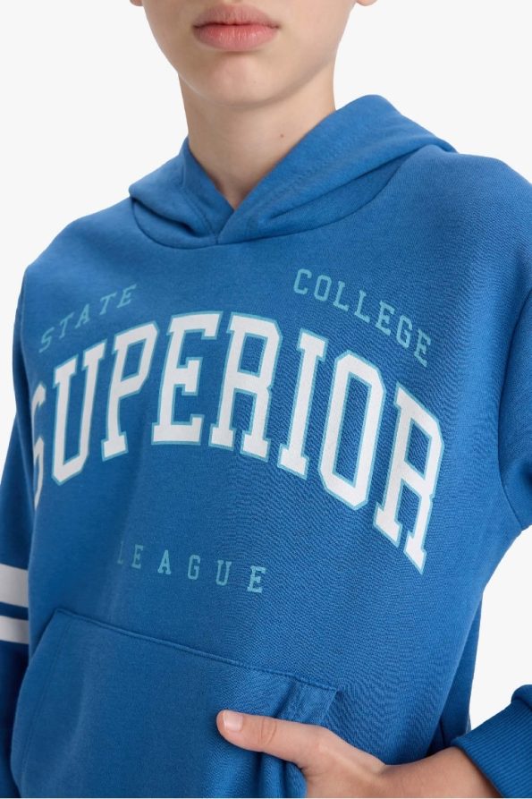 Boys' 2-Piece Printed Hoodie Sweatshirt and Sweatpants Set