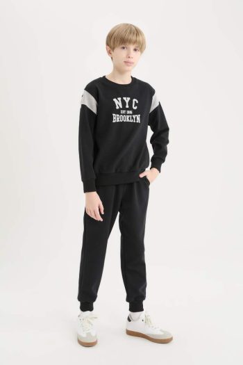 Boys' 2-Piece Printed Sweatshirt and Jogger Set
