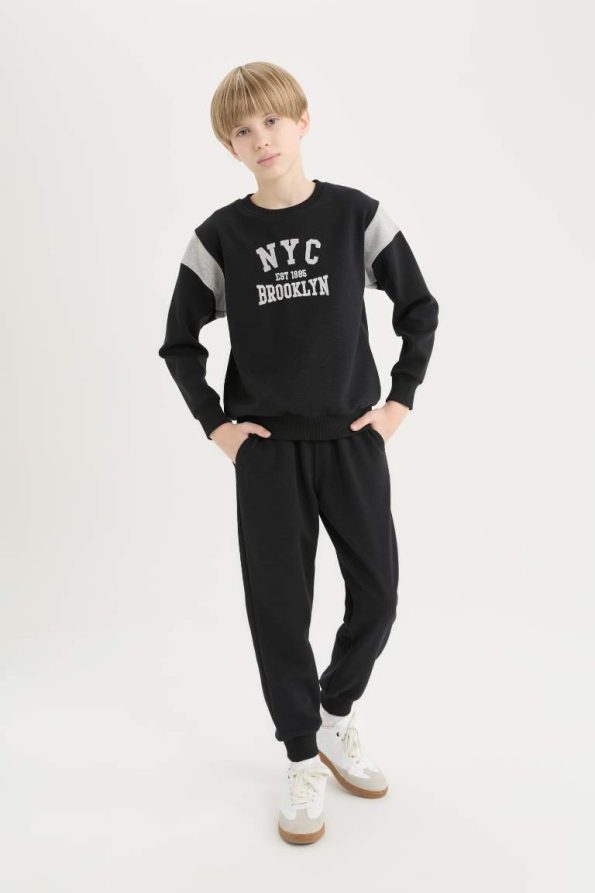 Boys' 2-Piece Printed Sweatshirt and Jogger Set