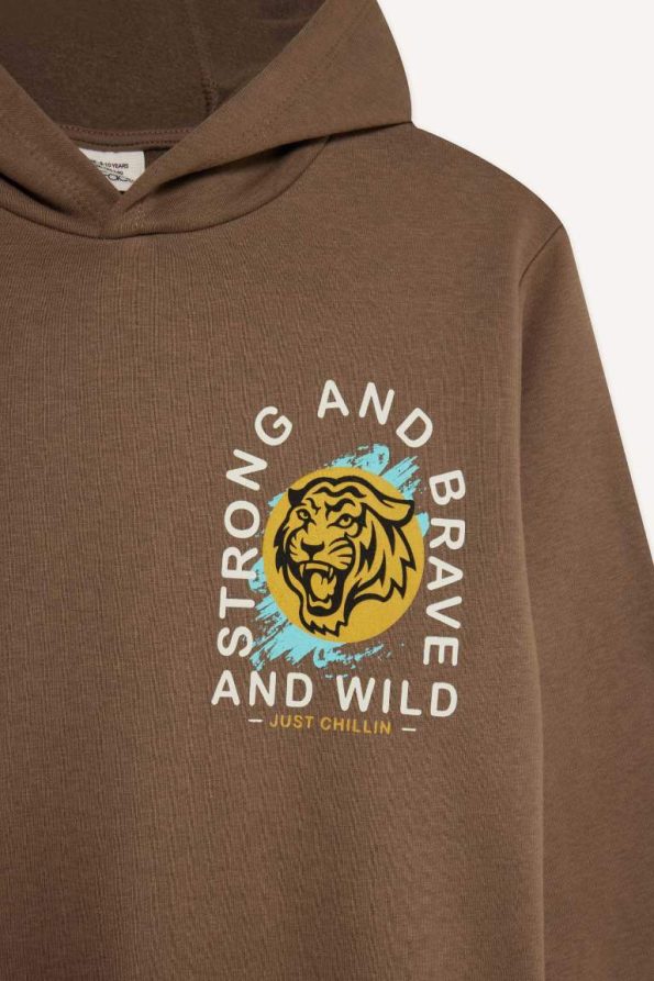 Boys' 2-Piece Printed Hoodie and Sweatpants Set