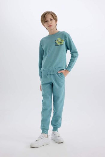 Boys' 2-Piece Printed Sweatshirt and Jogger Set