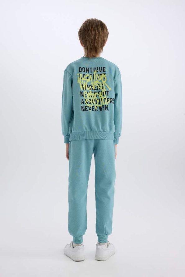 Boys' 2-Piece Printed Sweatshirt and Jogger Set