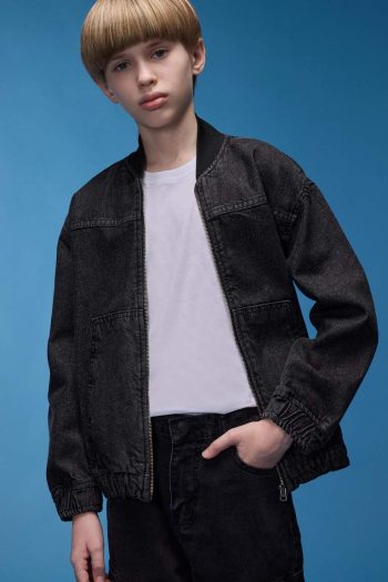 Boys' College Collar Bomber Jacket