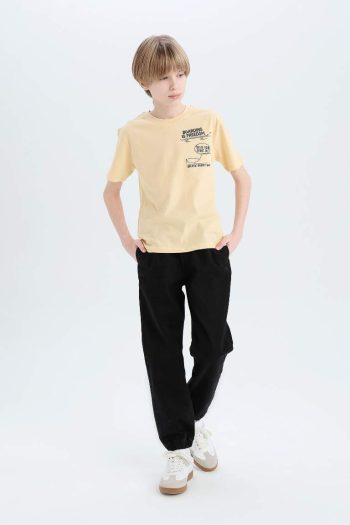 Boys' Jogger Fit Stretch Band Cuff Jeans