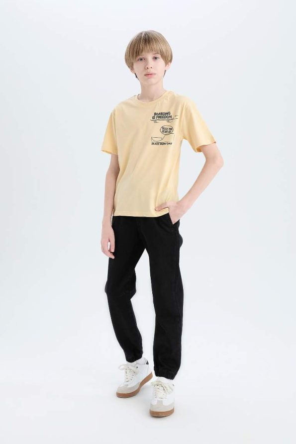 Boys' Jogger Fit Stretch Band Cuff Jeans