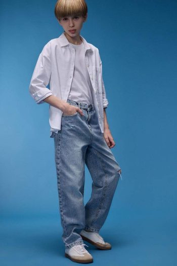 Boys' Loose Fit Straight Leg Jeans