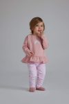 Girls' Baby 2-Piece Set with Unicorn Printed Sweatshirt and Elastic Waist Pants