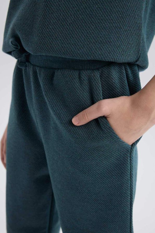 Boys' Two-Piece Printed Sweatshirt and Elastic Waist Pants Set