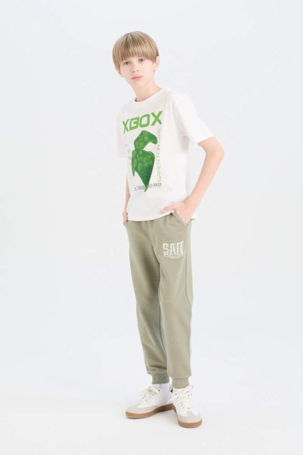Boys' Printed Sweatpants with Elastic Waist