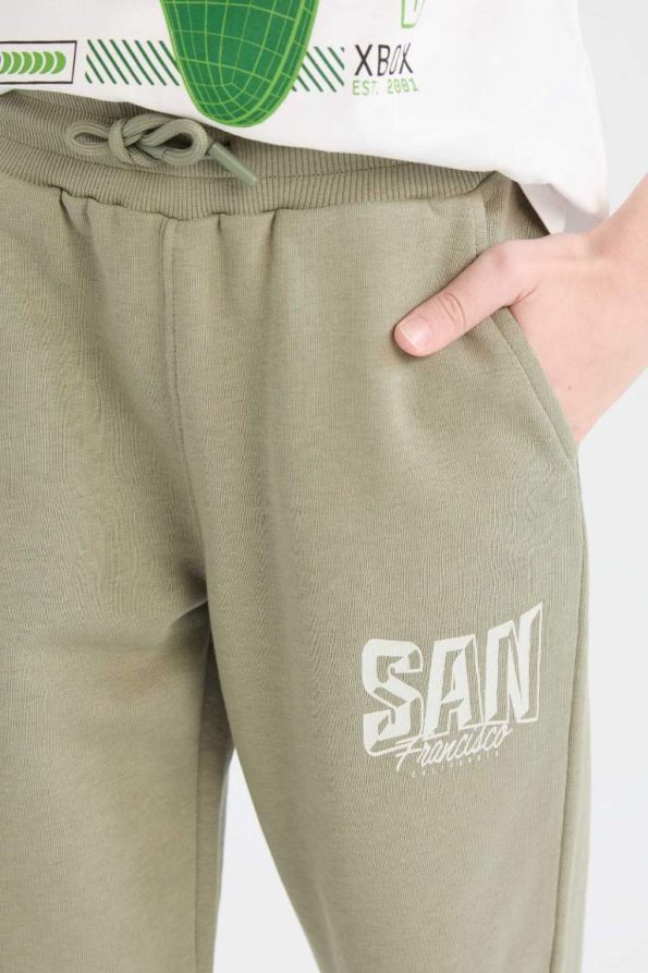 Boys' Printed Sweatpants with Elastic Waist