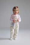 Girls' Baby 2-Piece Unicorn Print Sweatshirt and Overalls Set