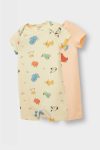 Baby Boy Newborn Animal Print Short Sleeve Bodysuit Set
