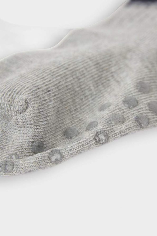 Boys' Non-Slip Cotton Long Socks 3-Pack