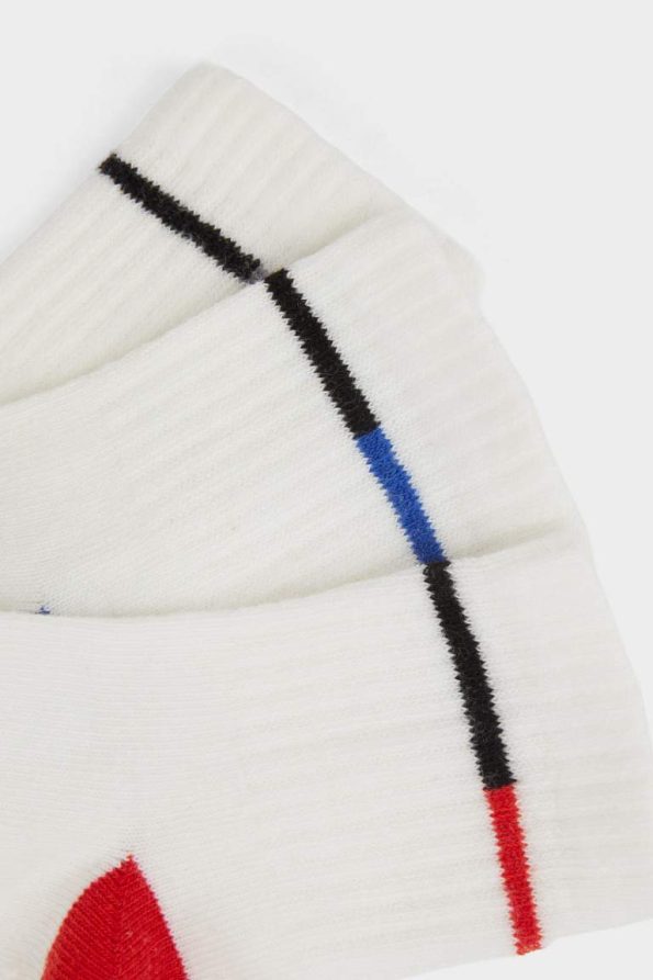 Boys' Non-Slip Sole Cotton Long Socks - Set of 3