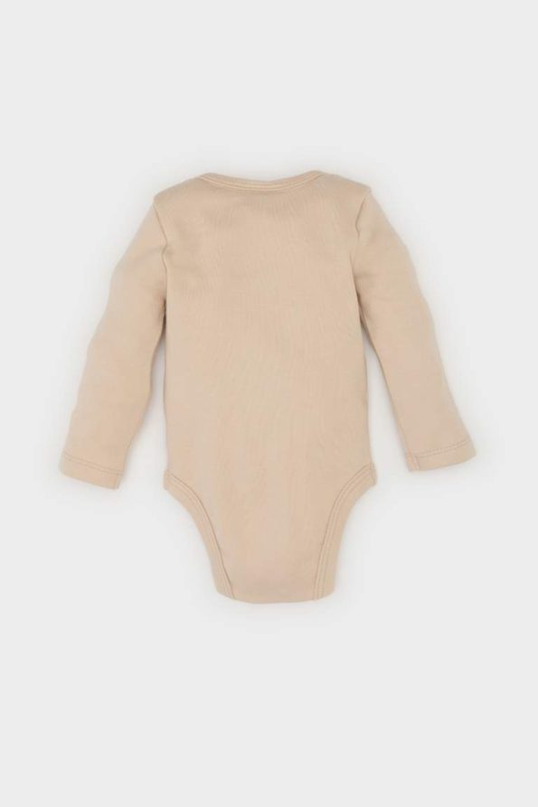 Baby Boy Newborn Printed Long Sleeve Snap Bodysuit
