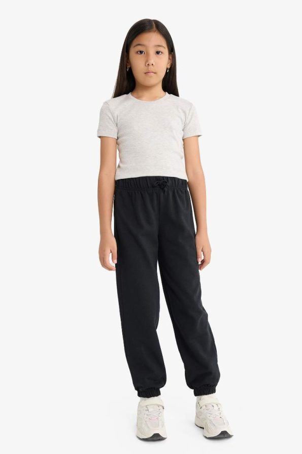 Girls' Elastic Waist 2-Piece Sweatpants