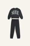 Girls' 2-Piece Printed Sweatshirt and Jogger Set