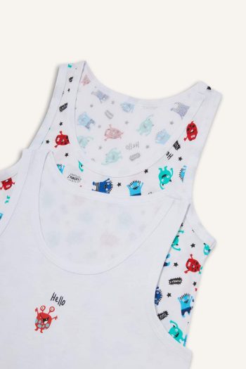 Boys' Printed 2-Piece Tank Top Set