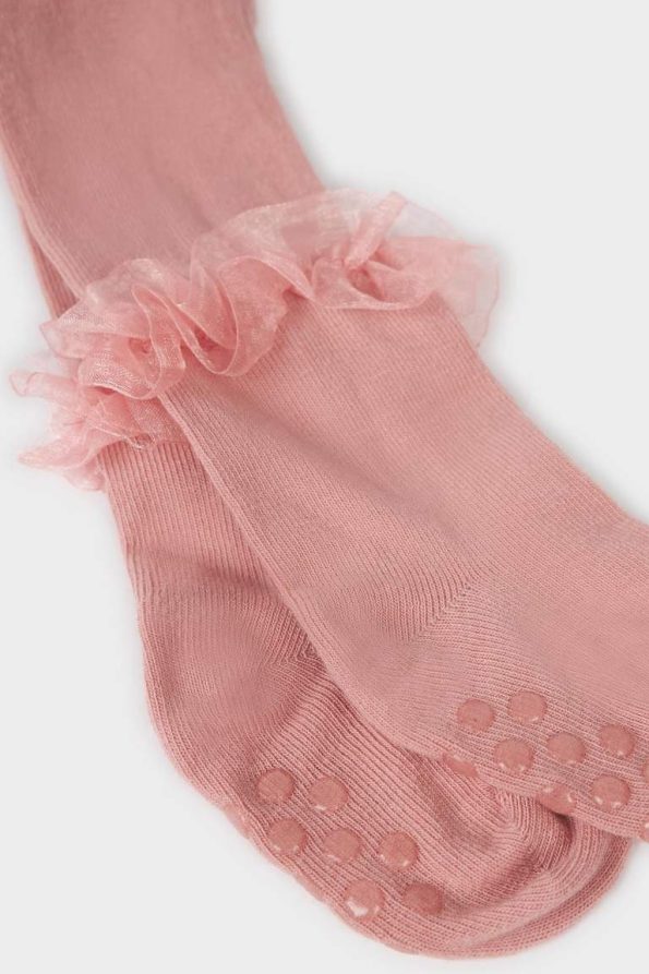 Non-Slip Cotton Tights for Baby Girls