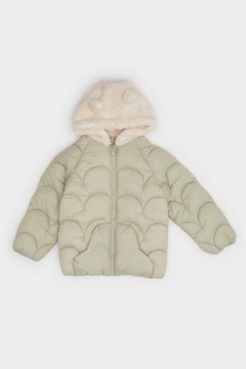 Girls' Waterproof Windbreaker Hoodie Jacket
