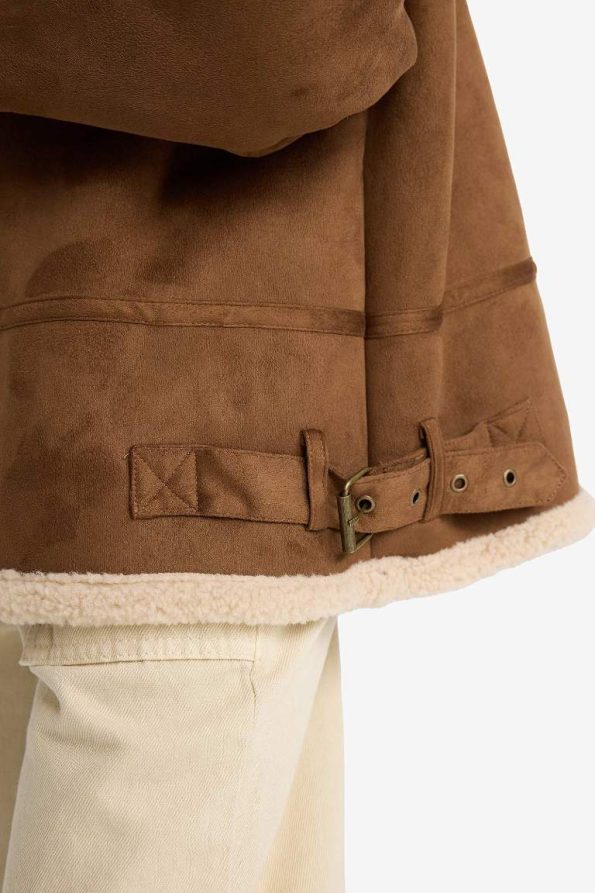 Girls' Plush Lined Zipper Jacket