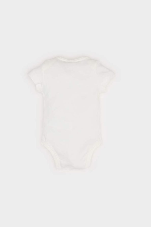 Baby Girl Newborn Short Sleeve Printed Bodysuit