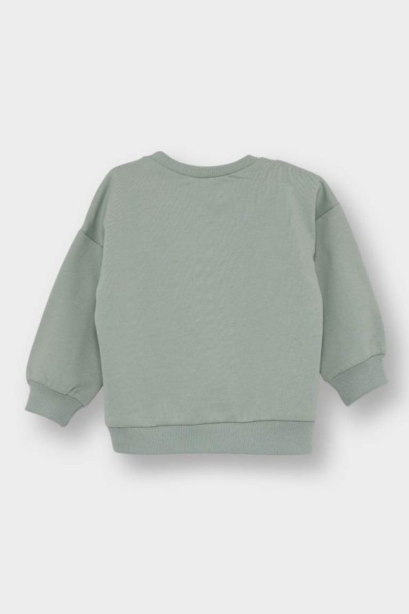 Girls' Baby Crew Neck Soft Fleece Sweatshirt