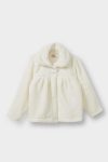 Girls' Baby Buttoned Plush Cardigan