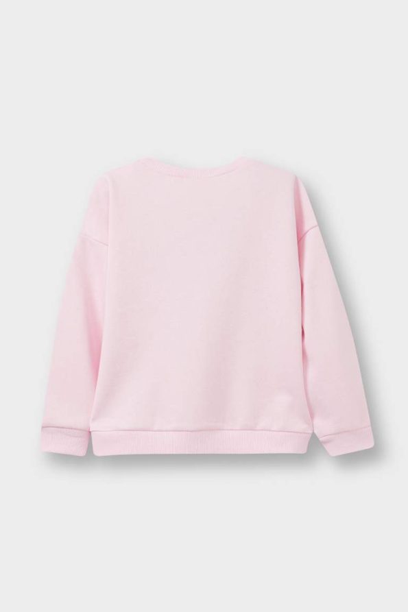 Girls' Baby Crew Neck Printed Sweatshirt