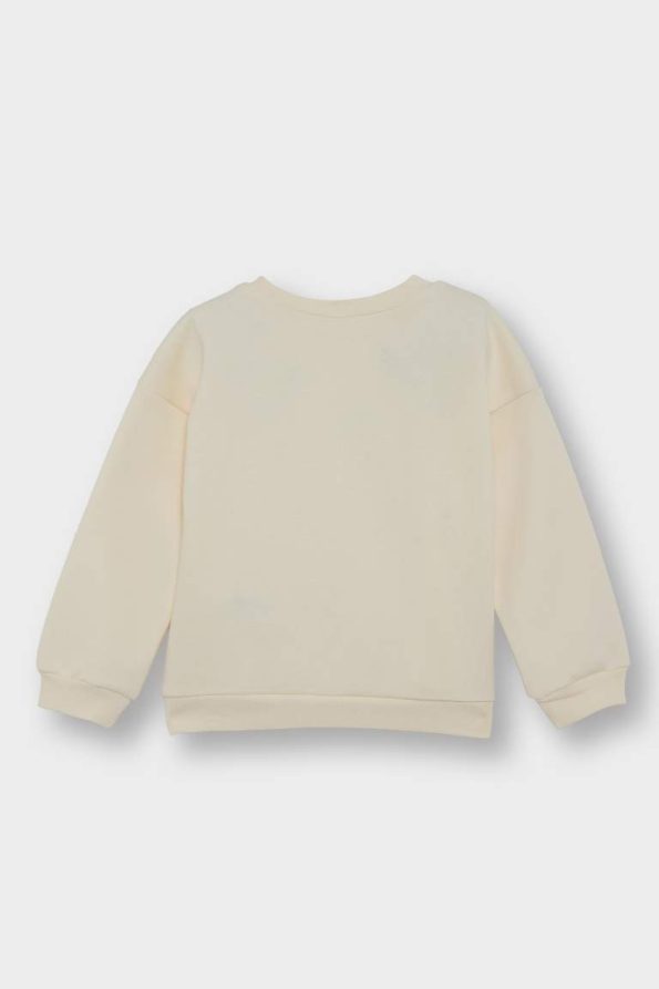 Girls' Baby Ballerina Printed Soft Fleece Sweatshirt
