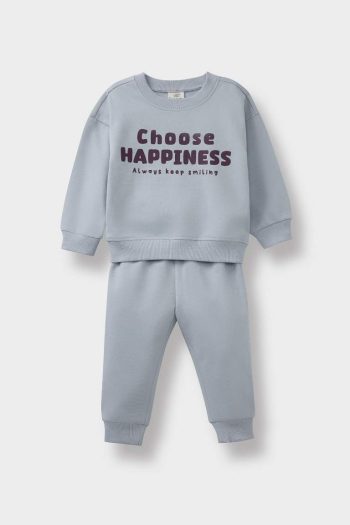 Boys' Baby 2-Piece Printed Sweatshirt and Sweatpants Set