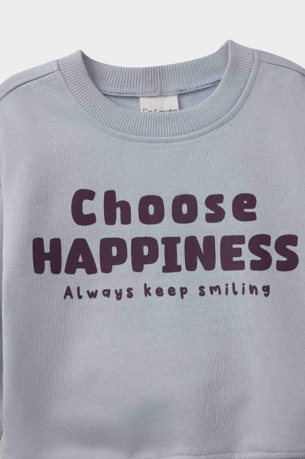 Boys' Baby 2-Piece Printed Sweatshirt and Sweatpants Set