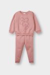 Girls' Baby 2-Piece Soft Fleece Printed Sweatshirt and Joggers Set