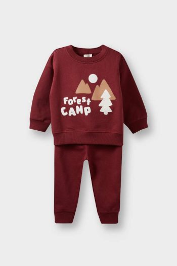Boys' 2-Piece Printed Sweatshirt and Jogger Set