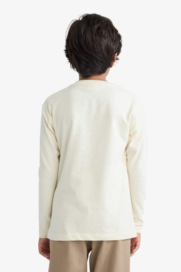Boys' Printed Long Sleeve Crew Neck T-Shirt