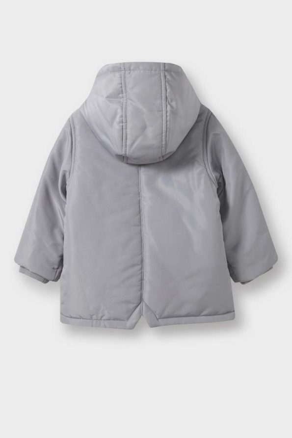 Boys' Waterproof Hooded Zip-Up Jacket