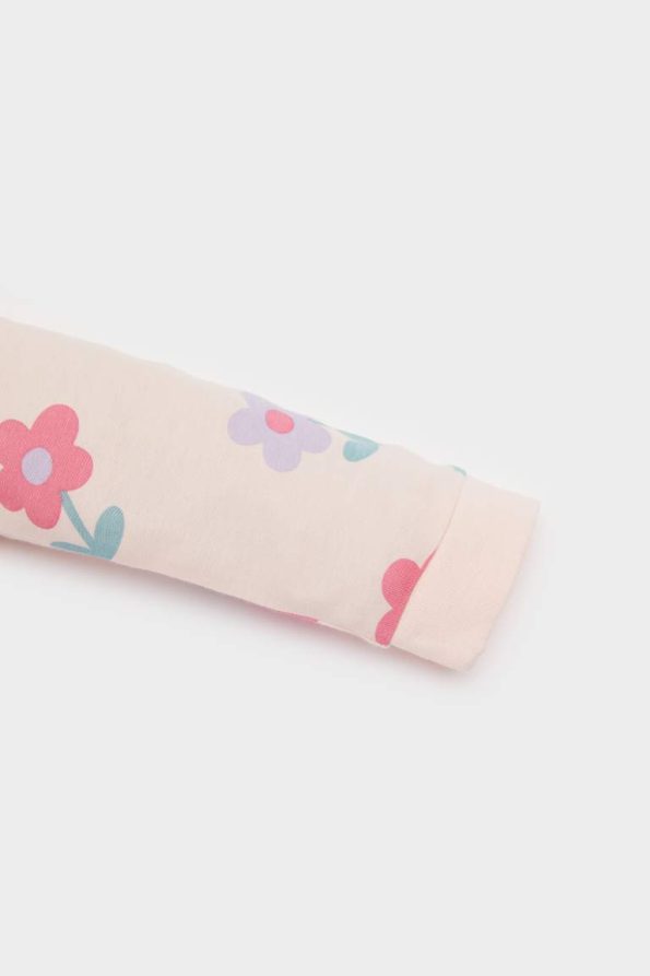 Newborn Floral Cotton Romper for Baby Girls