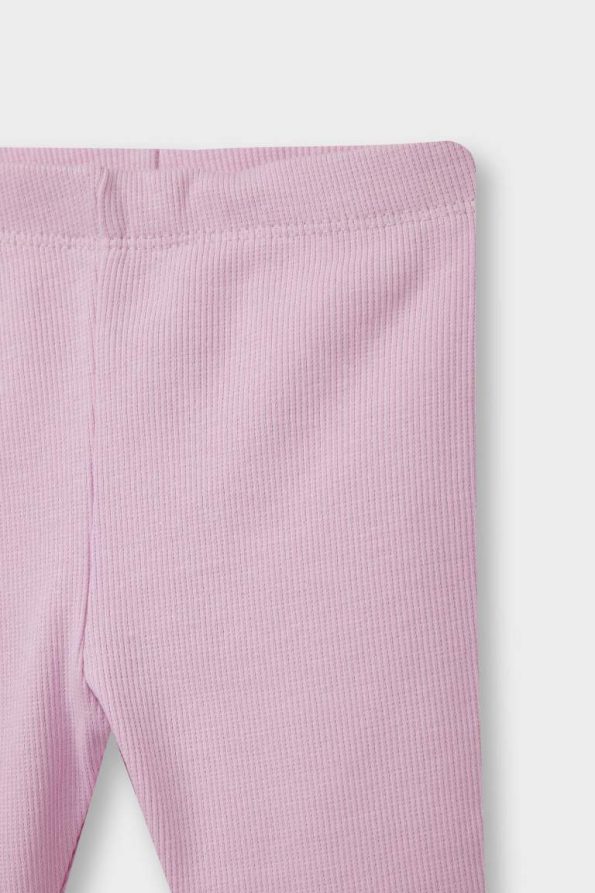 Girls' Baby Ribbed Knit Pants