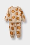 Boys' 2-Piece Set Patterned Sweatshirt and Jogger Pants