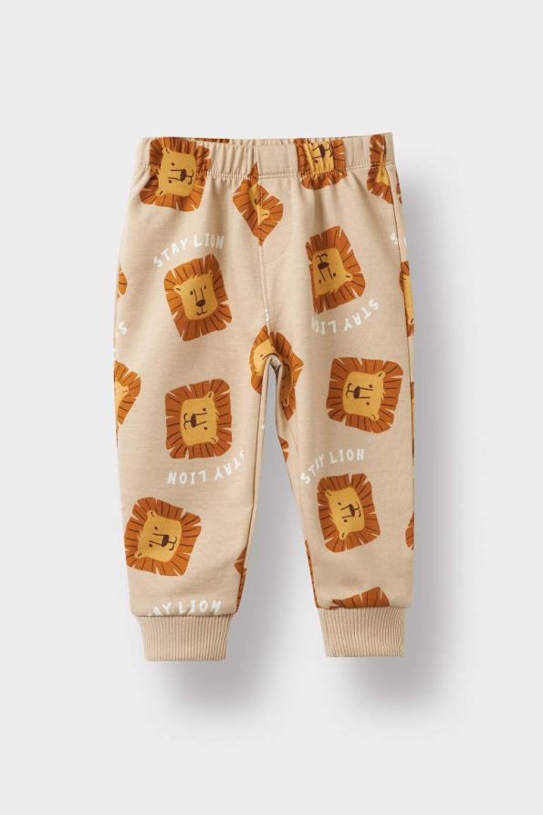 Boys' 2-Piece Set Patterned Sweatshirt and Jogger Pants