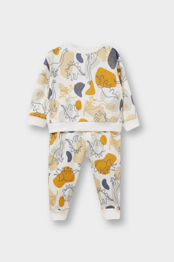 Boys' Dinosaur Print Sweatshirt and Pants Set