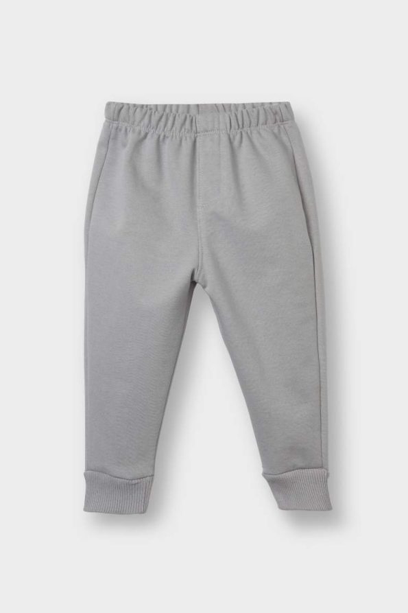 Boys' Baby 2-Piece Set with Patterned Sweatshirt Bottom