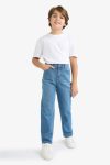 Boys' Straight Fit Plain Leg Jeans