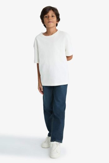 Boys' Straight Fit Flat Front Jeans