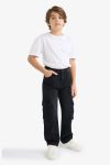 Boys Cargo Fit Straight Leg Jeans
