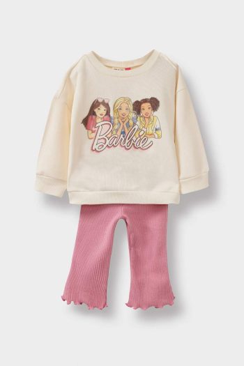 Girls' Baby Barbie 2-Piece Sweatshirt and Leggings Set