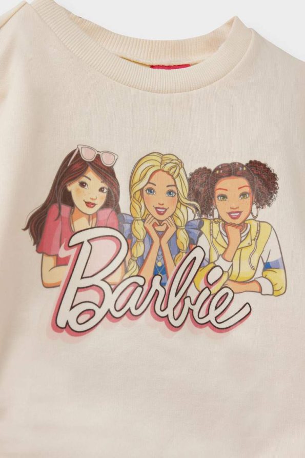 Girls' Baby Barbie 2-Piece Sweatshirt and Leggings Set